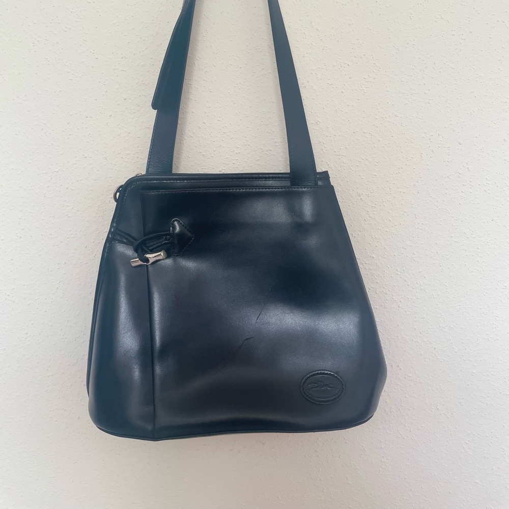 Vintage Black Longchamp Bag